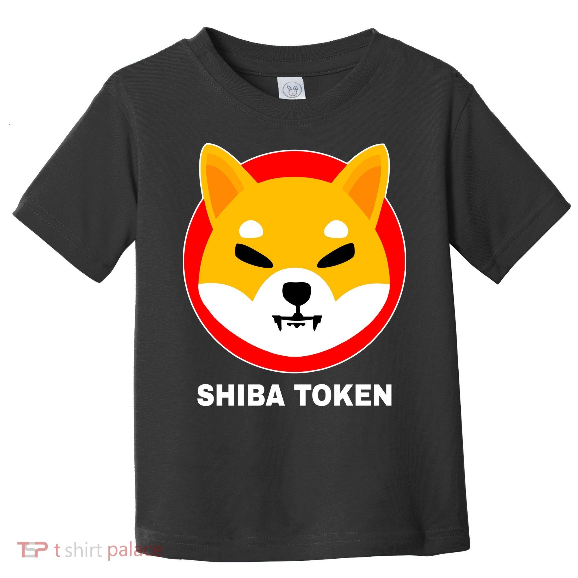Shiba Token Shib Inu Dogecoin Killer Logo Crypto Toddler T-Shirt