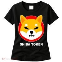 Shiba Token Shib Inu Dogecoin Killer Logo Crypto Women's T-Shirt thumb 0