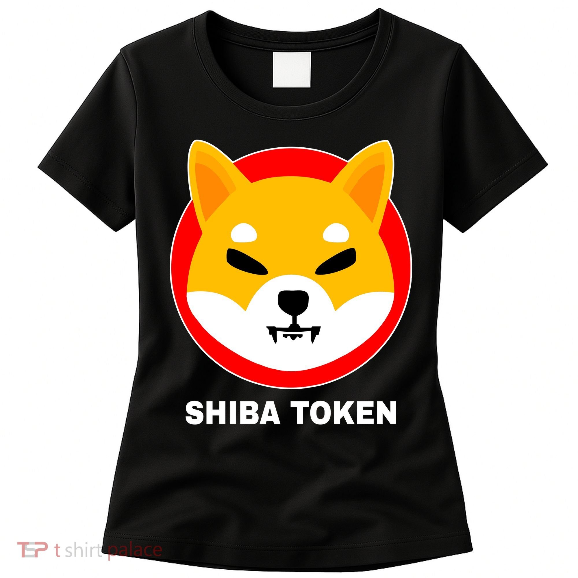 Shiba Token Shib Inu Dogecoin Killer Logo Crypto Women's T-Shirt