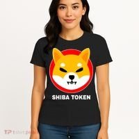 Shiba Token Shib Inu Dogecoin Killer Logo Crypto Women's T-Shirt thumb 4