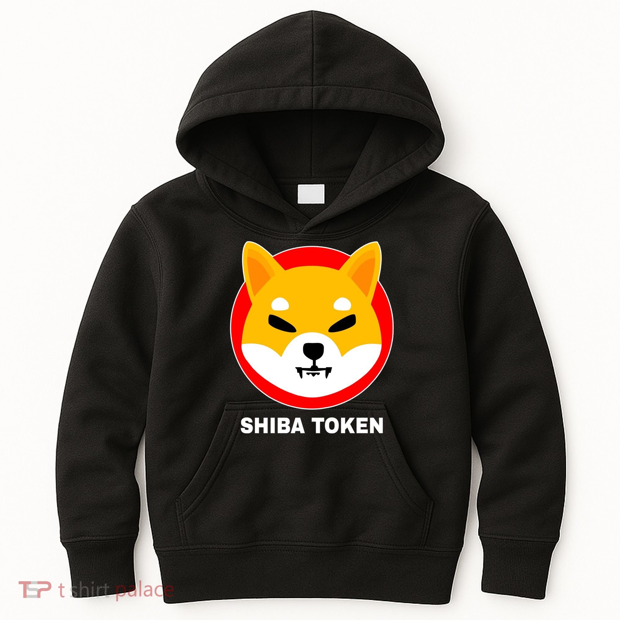Shiba Token Shib Inu Dogecoin Killer Logo Crypto Kids Hoodie
