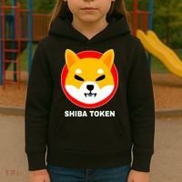 Shiba Token Shib Inu Dogecoin Killer Logo Crypto Kids Hoodie thumb 3