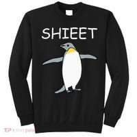 Shieet Funny Penguin Sweatshirt thumb 0