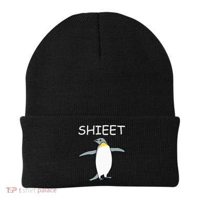 Shieet Funny Penguin Beanie