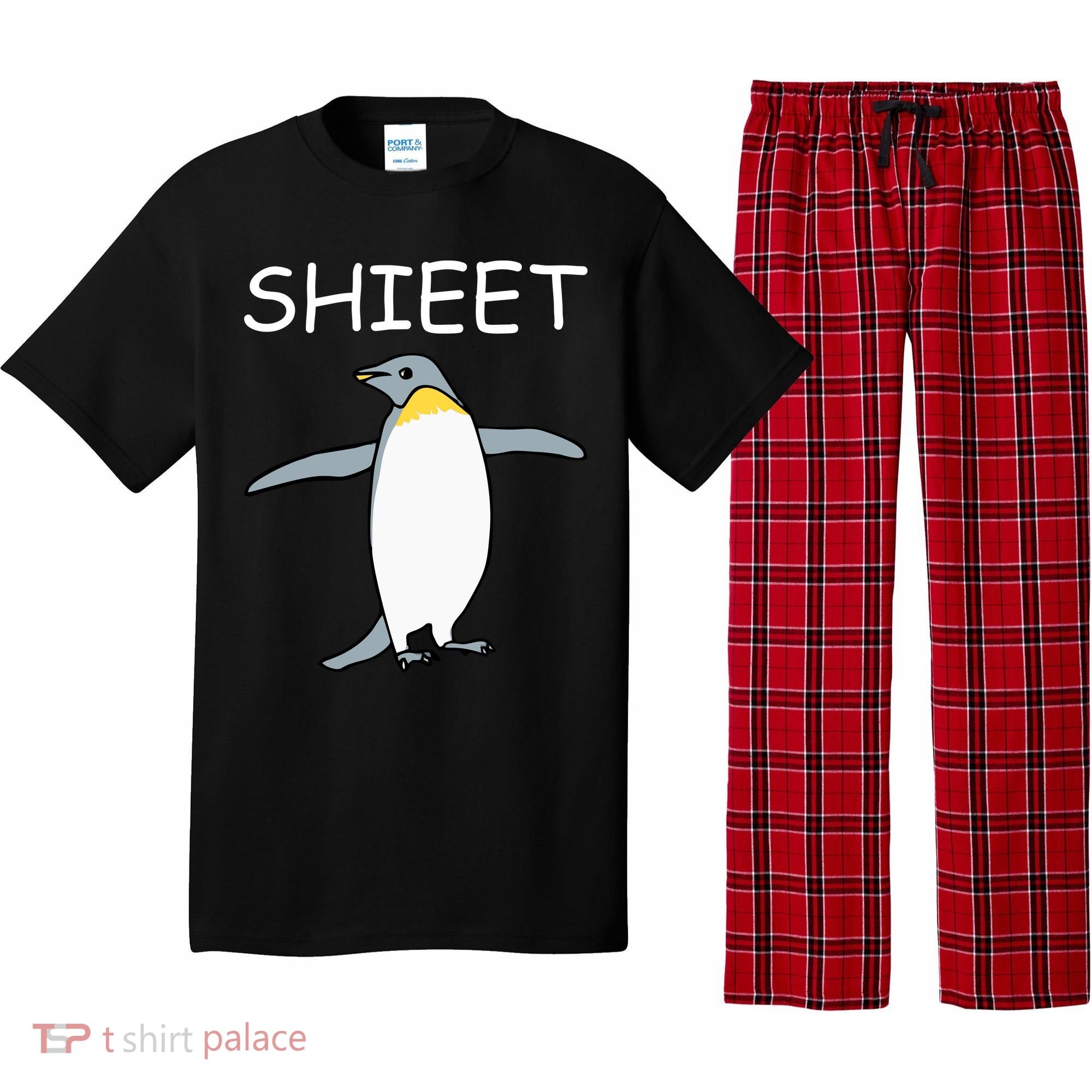 Shieet Funny Penguin Pajama Set