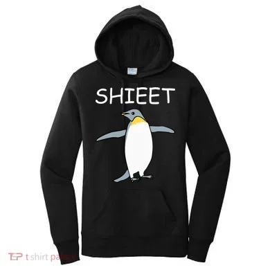 Shieet Funny Penguin Women's Hoodie