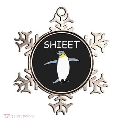Shieet Funny Penguin Ornament