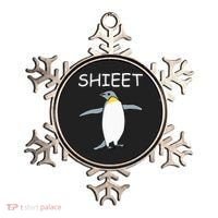 Shieet Funny Penguin Ornament thumb 0
