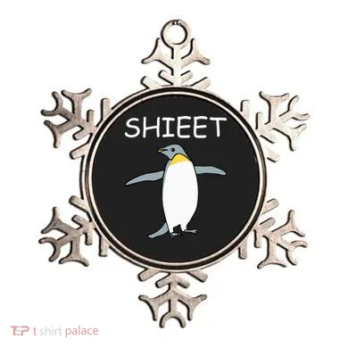 Shieet Funny Penguin Ornament