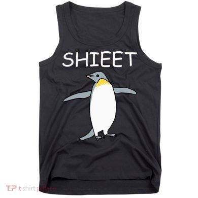 Shieet Funny Penguin Tank Top