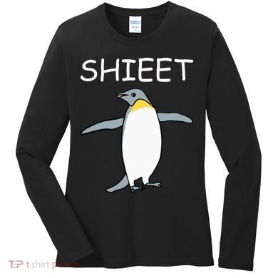 Shieet Funny Penguin Women's Long Sleeve Shirt