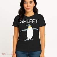 Shieet Funny Penguin Women's T-Shirt thumb 4