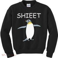 Shieet Funny Penguin Kids Sweatshirt thumb 0