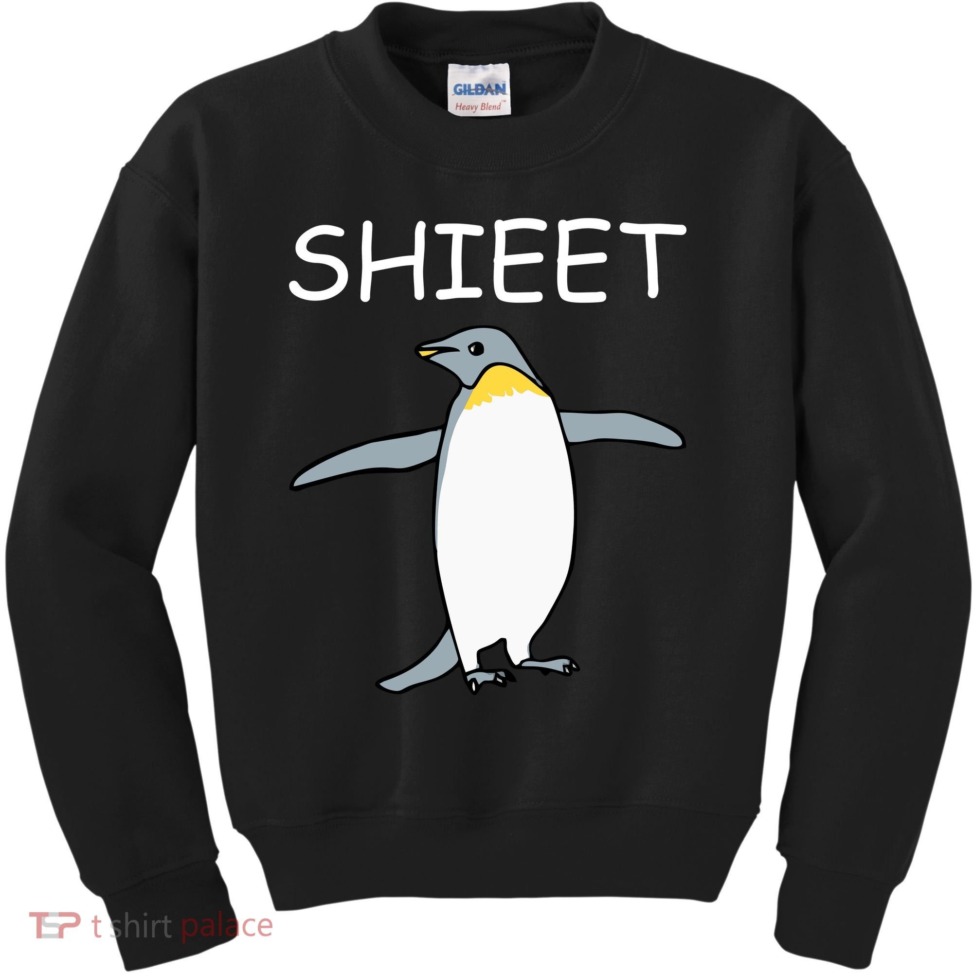 Shieet Funny Penguin Kids Sweatshirt