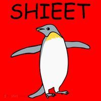 Shieet Funny Penguin Santa Hat thumb 1