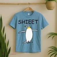Shieet Funny Penguin T-Shirt thumb 2