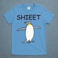 Shieet Funny Penguin T-Shirt thumb 4