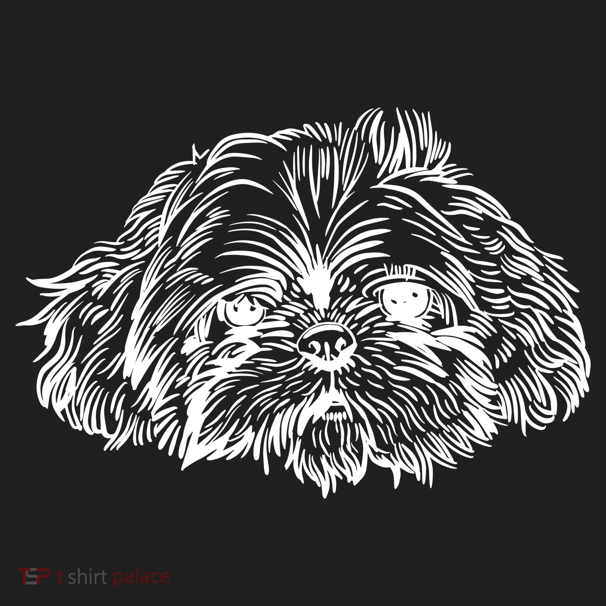Shih Tzu Dog Golf Towel