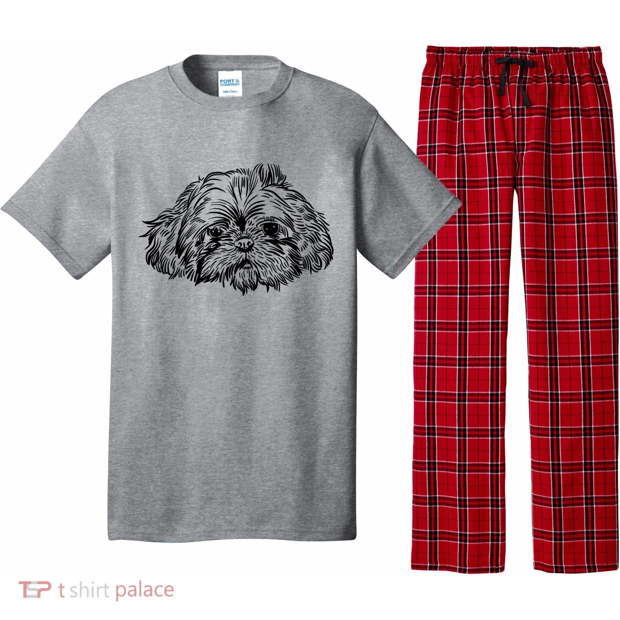 Shih Tzu Dog Pajama Set