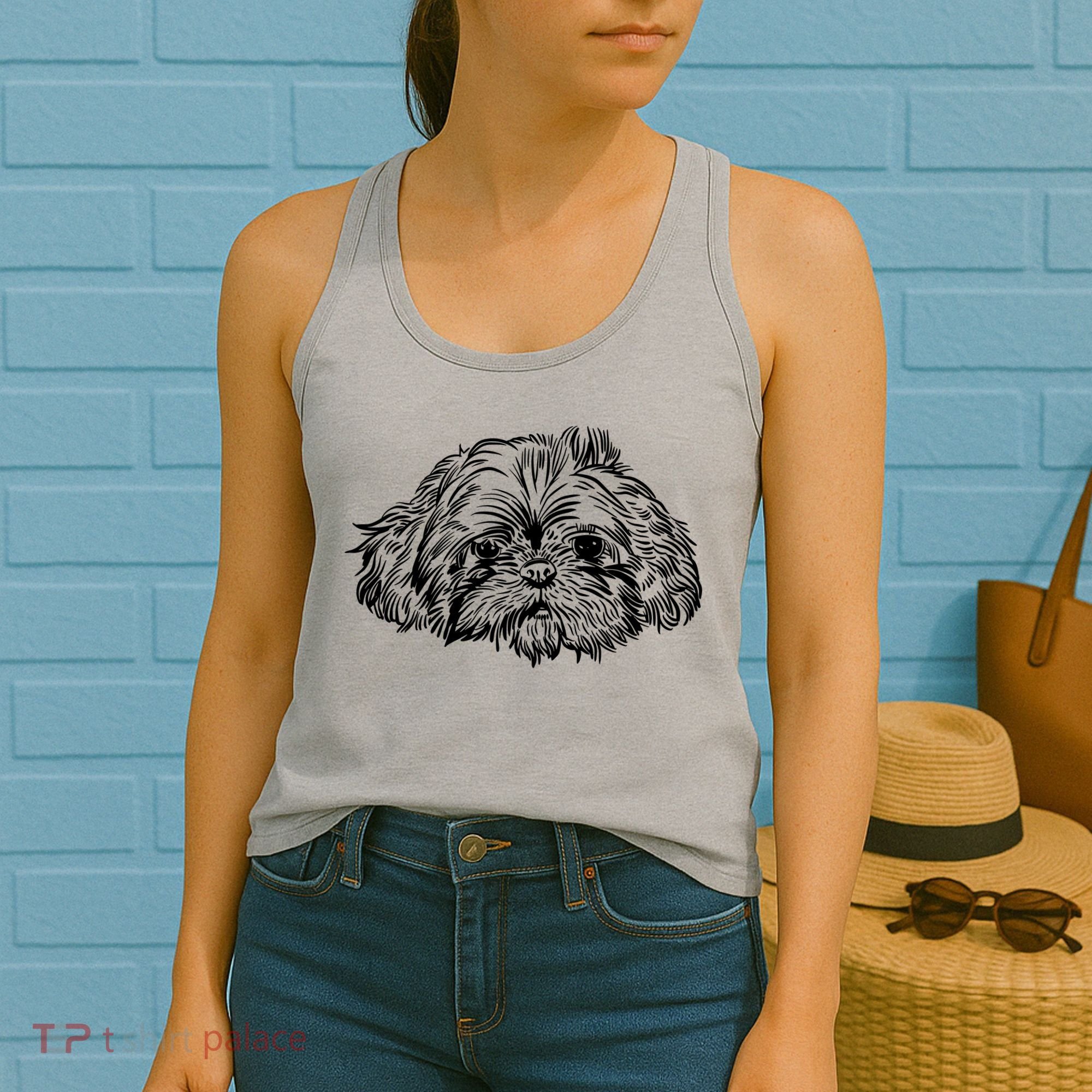 Shih Tzu Dog Women's Tank Top