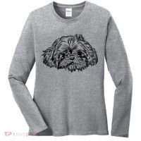 Shih Tzu Dog Women's Long Sleeve Shirt thumb 0