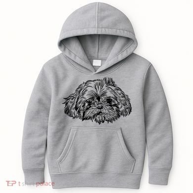 Shih Tzu Dog Kids Hoodie
