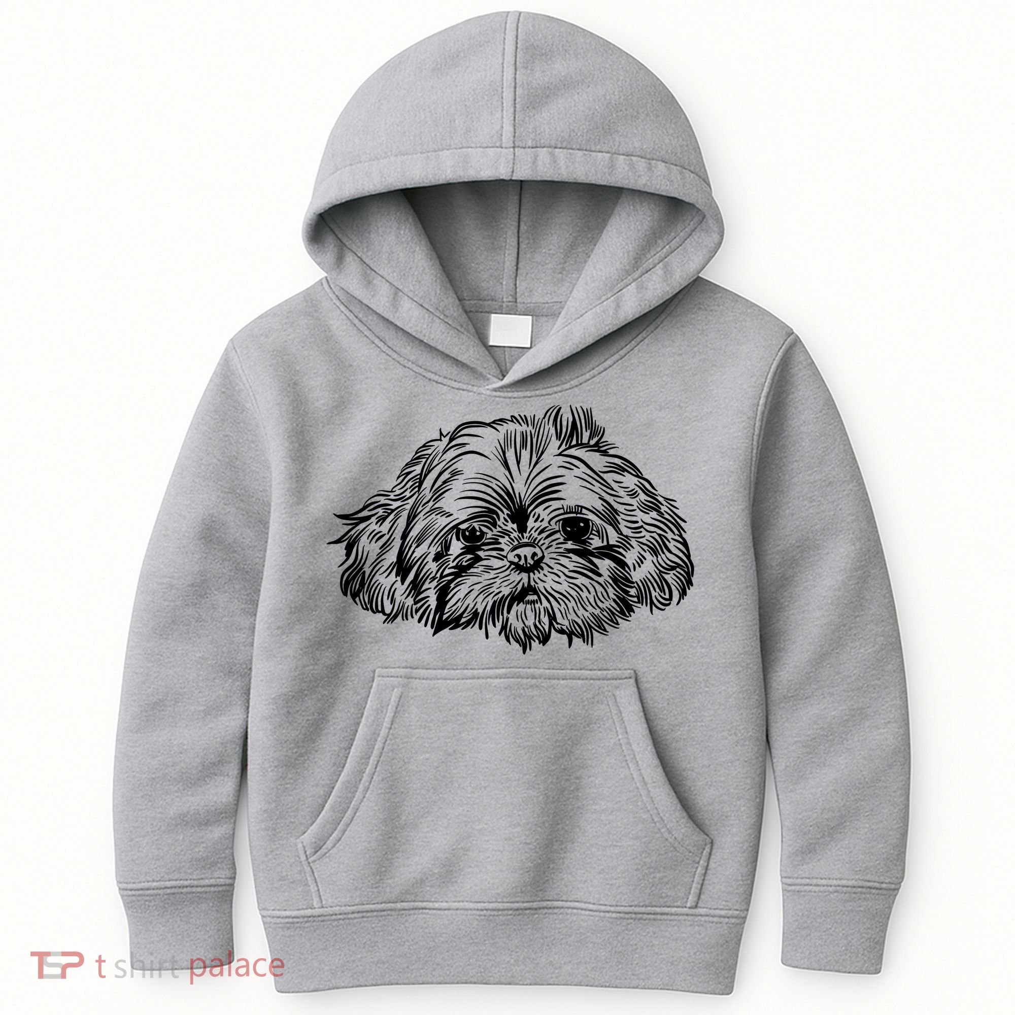 Shih Tzu Dog Kids Hoodie