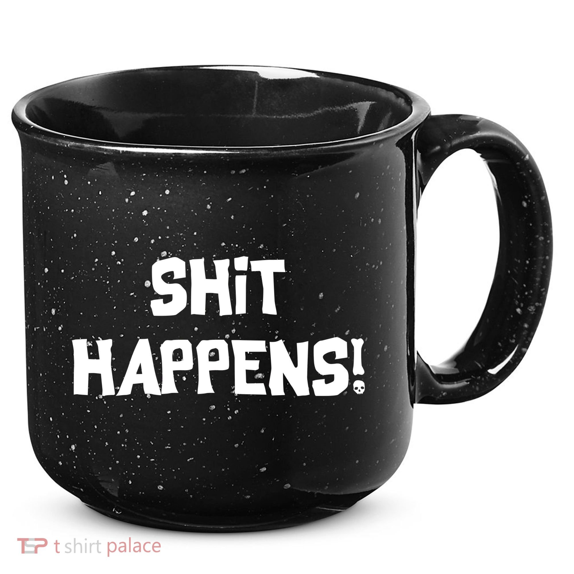 Shit happens 15oz Campfire Ceramic Mug
