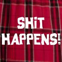Shit happens Women's Flannel Plaid Pajama Pants thumb 2