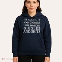 Shits And Giggles Funny Meme Hoodie thumb 5