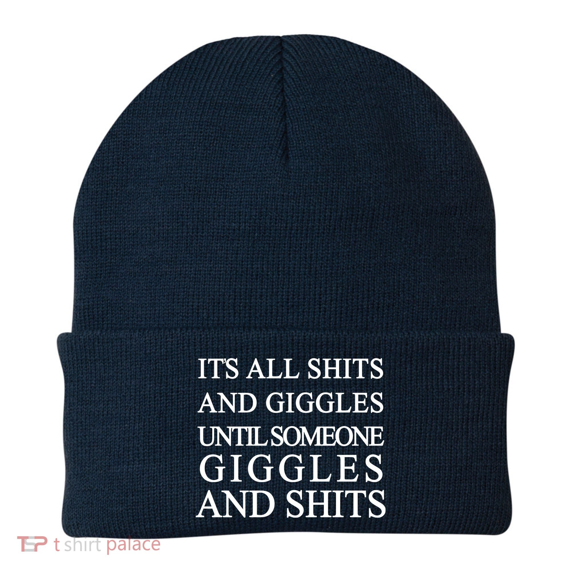 Shits And Giggles Funny Meme Beanie