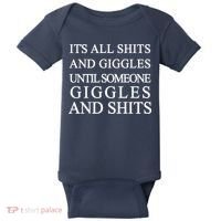 Shits And Giggles Funny Meme Baby Bodysuit thumb 0