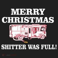 Shitter Was Full Funny Christmas Women's Sweatshirt thumb 2