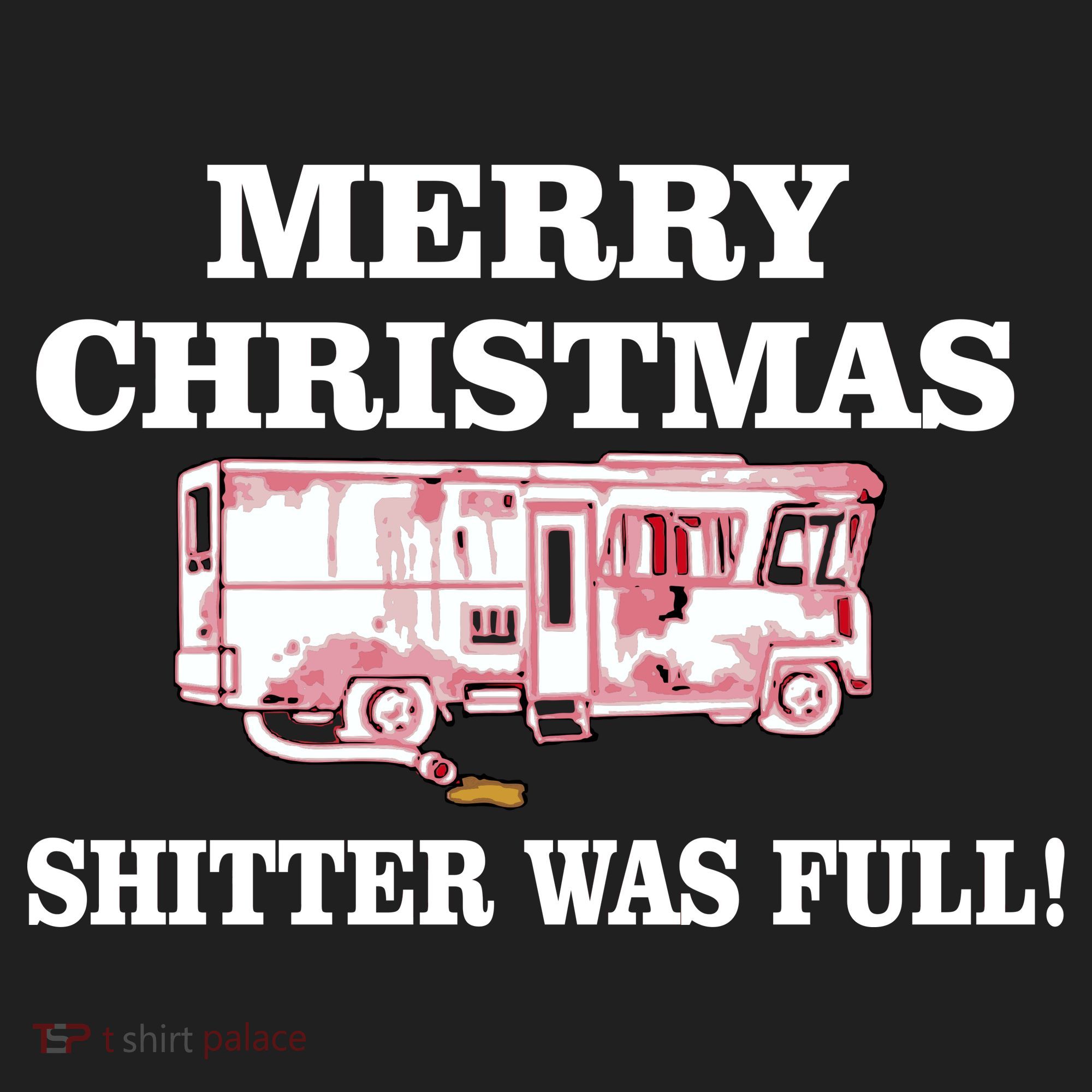 Shitter Was Full Funny Christmas Women's Sweatshirt