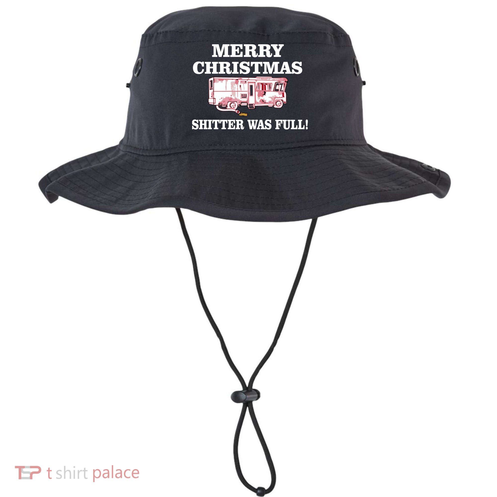 Shitter Was Full Funny Christmas Bucket Hat