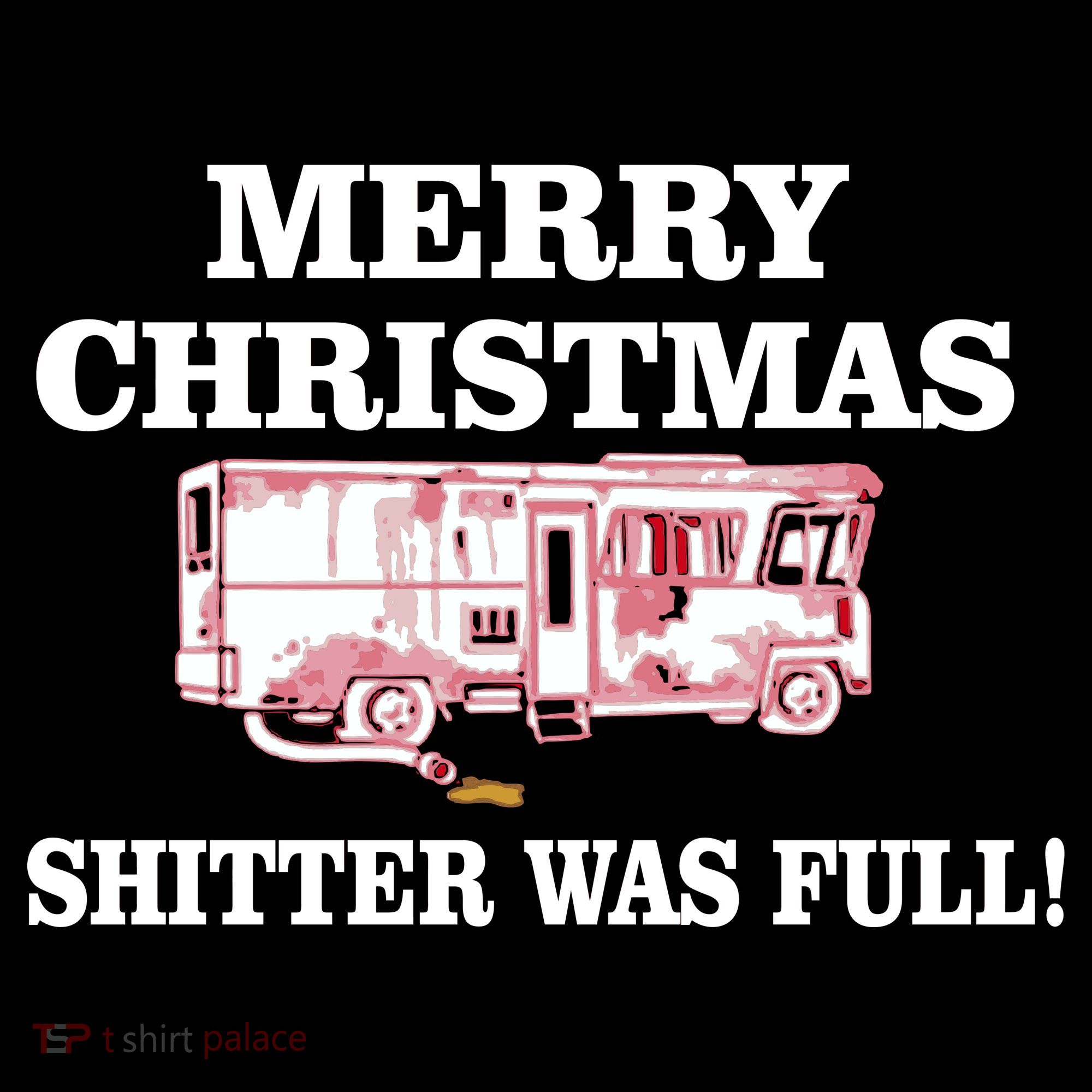 Shitter Was Full Funny Christmas Women's Hoodie