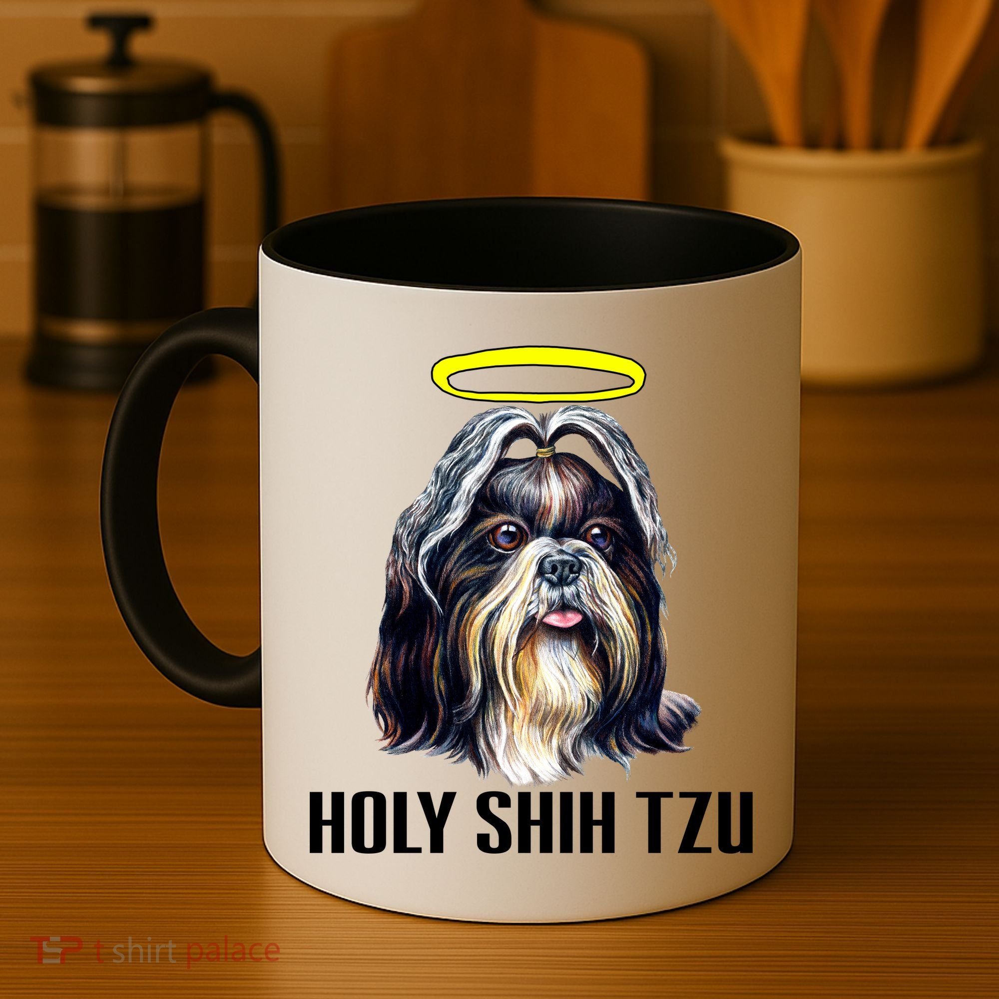 Shitzu Dog Holy Shih Tzu Coffee Mug