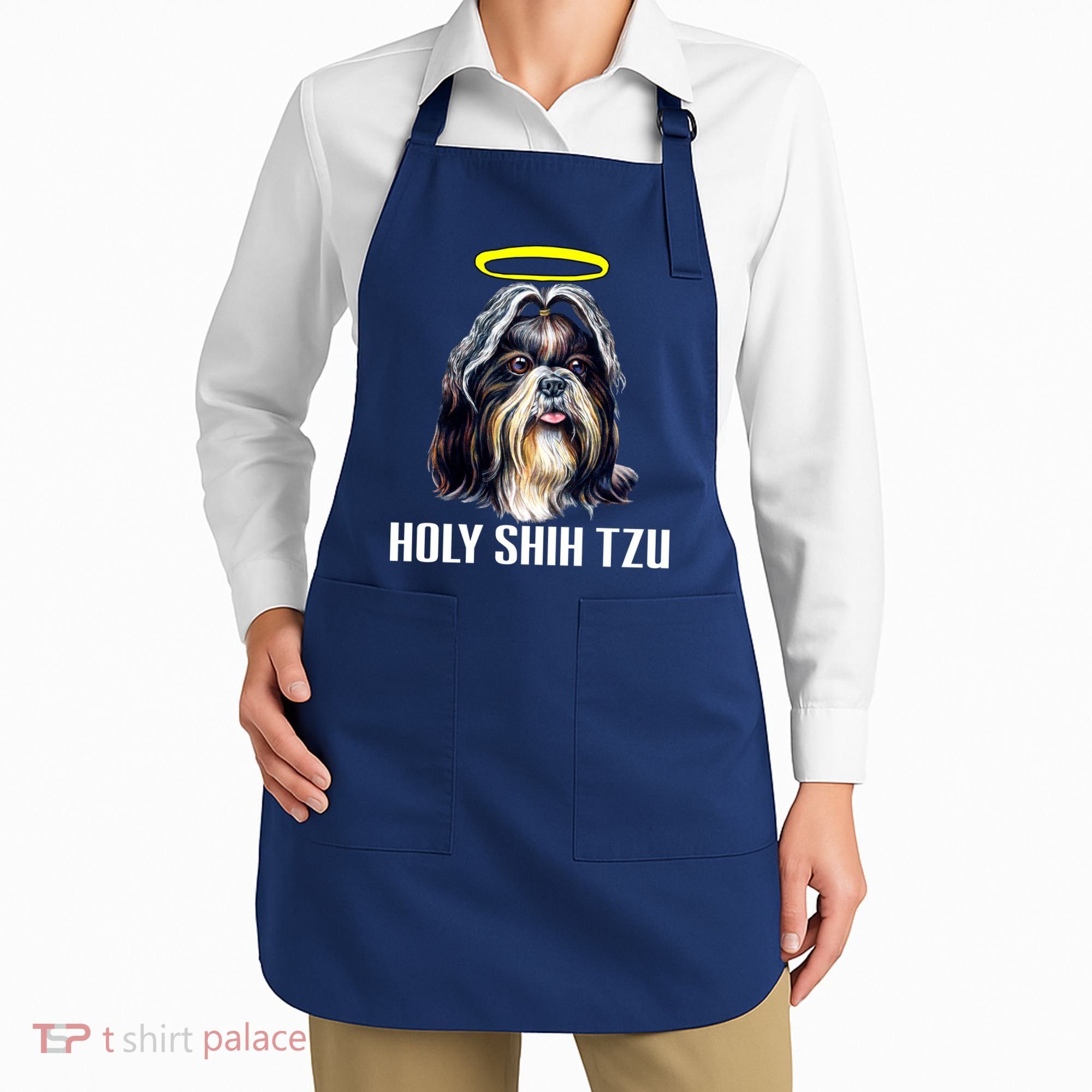 Shitzu Dog Holy Shih Tzu Apron
