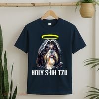 Shitzu Dog Holy Shih Tzu T-Shirt thumb 2
