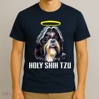 Shitzu Dog Holy Shih Tzu T-Shirt thumb 3