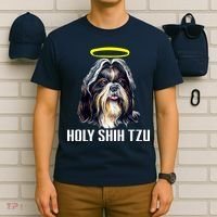Shitzu Dog Holy Shih Tzu T-Shirt thumb 6