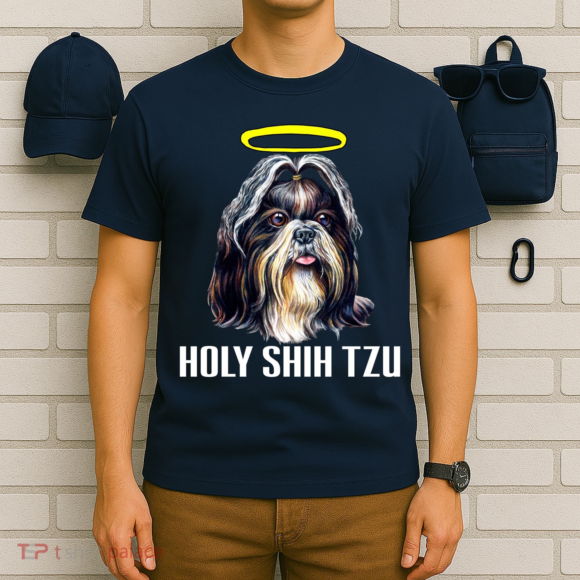 Shitzu Dog Holy Shih Tzu T-Shirt