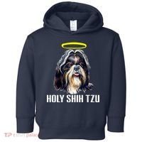 Shitzu Dog Holy Shih Tzu Toddler Hoodie thumb 0