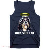 Shitzu Dog Holy Shih Tzu Tank Top thumb 0