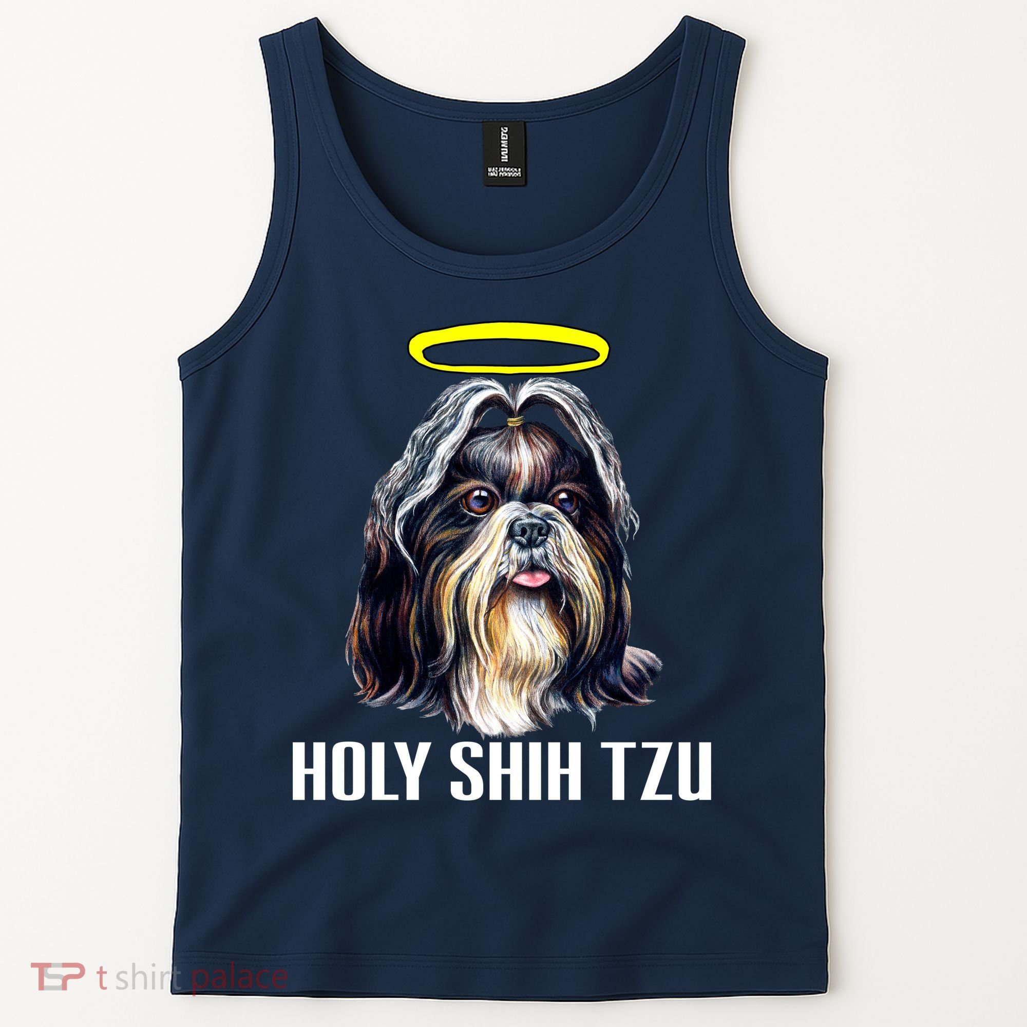 Shitzu Dog Holy Shih Tzu Tank Top