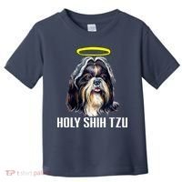 Shitzu Dog Holy Shih Tzu Toddler T-Shirt thumb 0