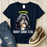 Shitzu Dog Holy Shih Tzu Women's T-Shirt thumb 3