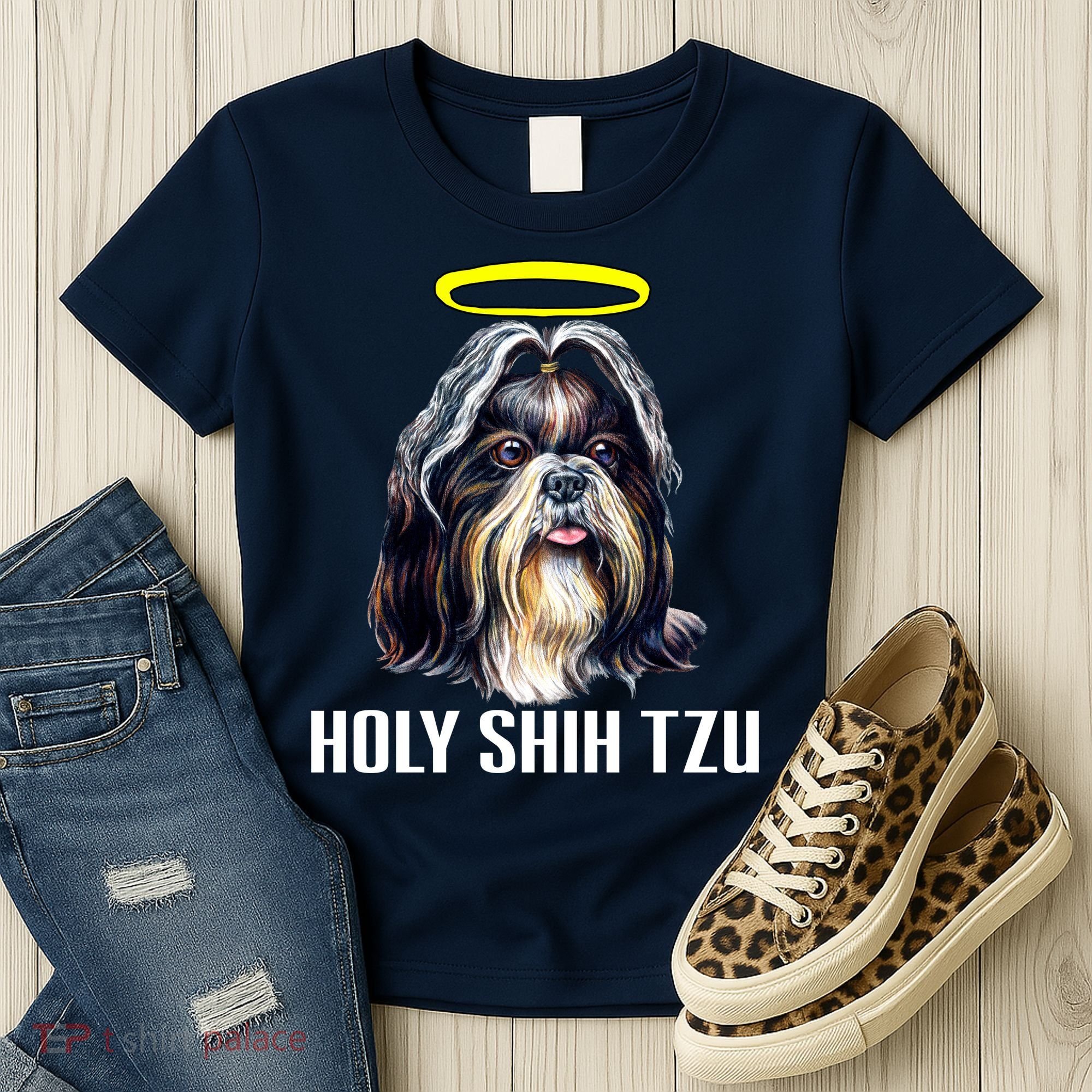 Shitzu Dog Holy Shih Tzu Women's T-Shirt