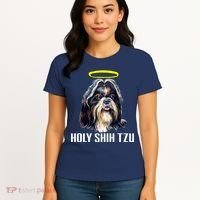 Shitzu Dog Holy Shih Tzu Women's T-Shirt thumb 4