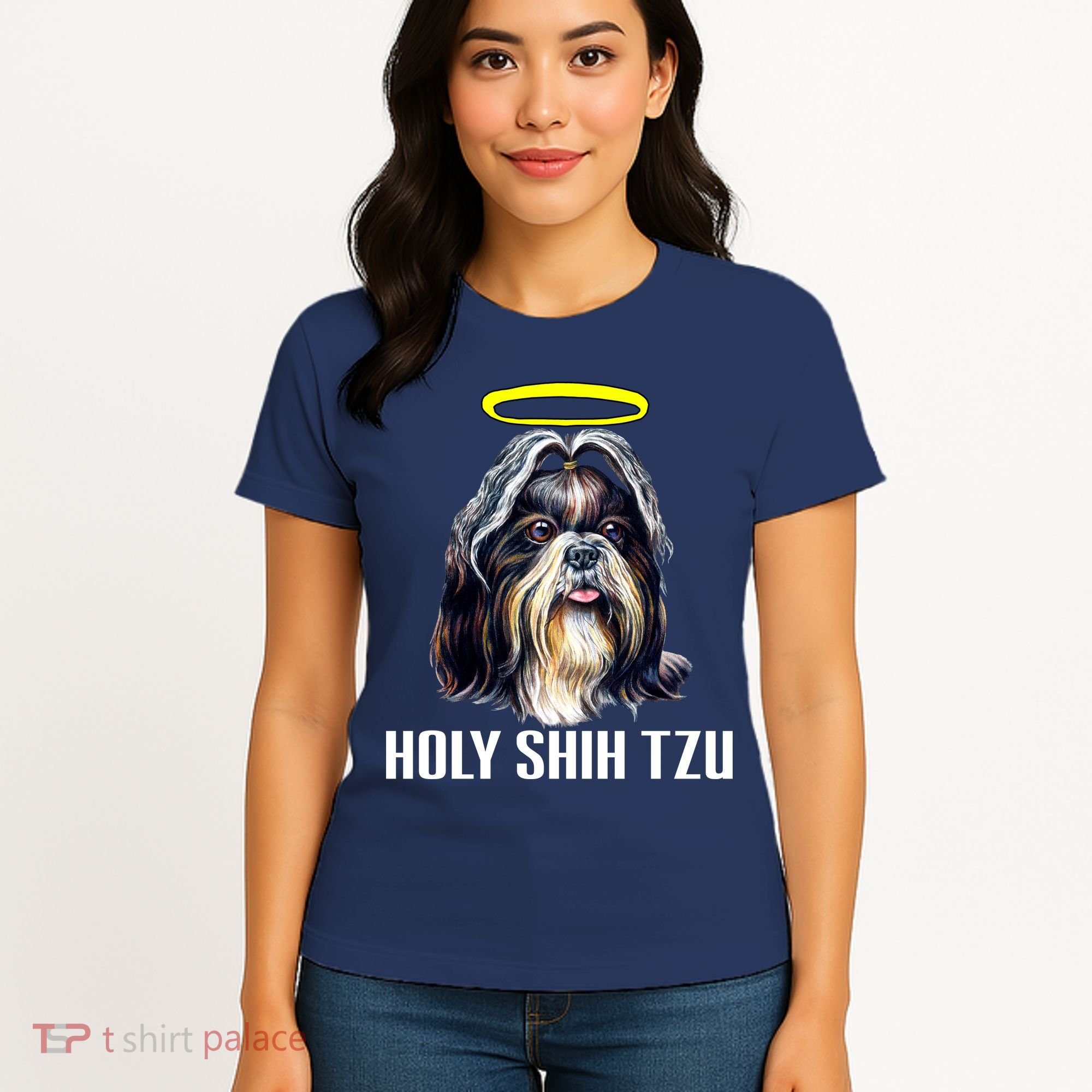 Shitzu Dog Holy Shih Tzu Women's T-Shirt